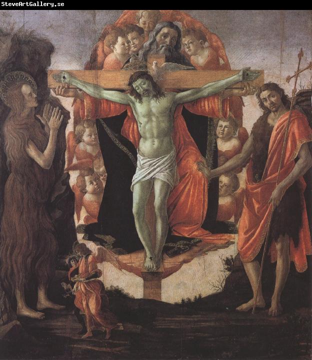 Sandro Botticelli Trinity with Mary Magdalene,St John the Baptist,Tobias and the Angel (mk36)
